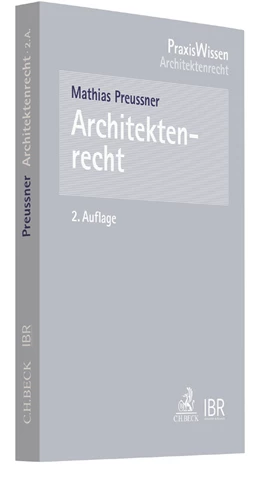 Abbildung von Preussner | Architektenrecht | 2. Auflage | 2017 | beck-shop.de