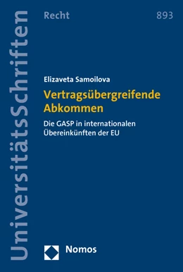 Abbildung von Samoilova | Vertragsübergreifende Abkommen | 1. Auflage | 2016 | 893 | beck-shop.de