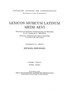 Cover: Bernhard, Michael, Lexicon Musicum Latinum Medii Aevi = Wörterbuch der lateinischen Musikterminologie des Mittelalters bis zum Ausgang des 15. Jahrhunderts = Dictionary of Medieval Latin Musical Terminology to the End of the 15th Century
