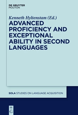 Abbildung von Hyltenstam | Advanced Proficiency and Exceptional Ability in Second Languages | 1. Auflage | 2016 | beck-shop.de