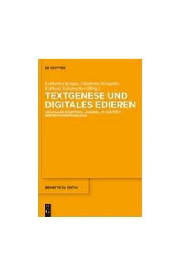 Abbildung von Krüger / Mengaldo | Textgenese und digitales Edieren | 1. Auflage | 2016 | beck-shop.de