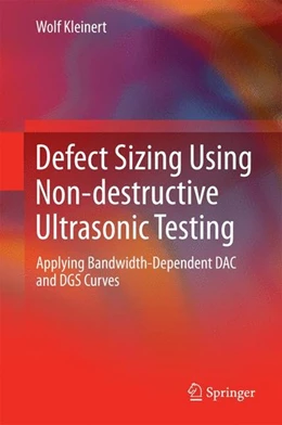 Abbildung von Kleinert | Defect Sizing Using Non-destructive Ultrasonic Testing | 1. Auflage | 2016 | beck-shop.de