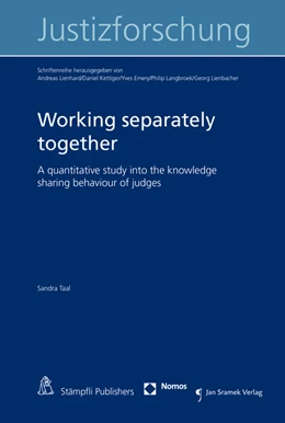 Abbildung von Taal | Working separately together | 1. Auflage | 2016 | beck-shop.de