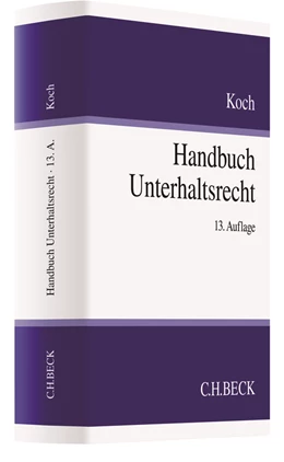 Abbildung von Koch | Handbuch Unterhaltsrecht | 13. Auflage | 2017 | beck-shop.de