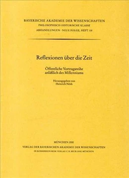 Abbildung von Nöth, Heinrich | Reflexionen über die Zeit | 1. Auflage | 2001 | Heft 118 | beck-shop.de