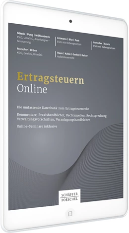 Abbildung von Ertragsteuern • Online | 1. Auflage | | beck-shop.de
