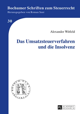 Abbildung von Witfeld | Das Umsatzsteuerverfahren und die Insolvenz | 1. Auflage | 2016 | beck-shop.de