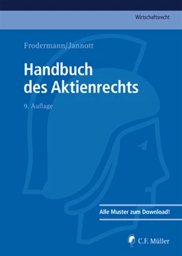 Abbildung von Frodermann / Jannott | Handbuch des Aktienrechts | 9. Auflage | 2017 | beck-shop.de