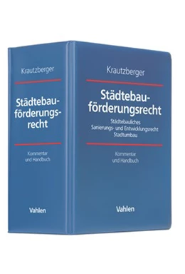 Abbildung von Krautzberger: Städtebauförderungsrecht Hauptordner 86 mm • 1 Ersatzordner (leer) | 1. Auflage | | beck-shop.de