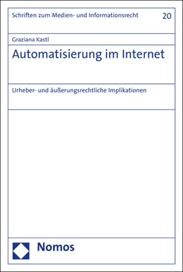 Abbildung von Kastl | Automatisierung im Internet | 1. Auflage | 2016 | beck-shop.de