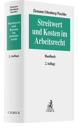 Abbildung von Ziemann / Altenburg | Streitwert und Kosten im Arbeitsrecht | 2. Auflage | 2023 | beck-shop.de