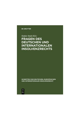 Abbildung von Smid | Fragen des deutschen und internationalen Insolvenzrechts | 1. Auflage | 2007 | 11 | beck-shop.de