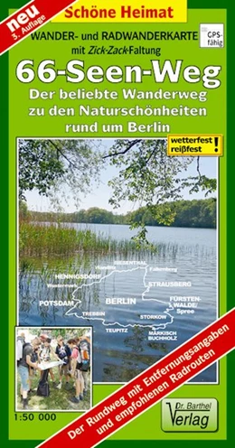 Abbildung von 66-Seen-Weg um Berlin 1 : 50 000 | 3. Auflage | 2016 | beck-shop.de