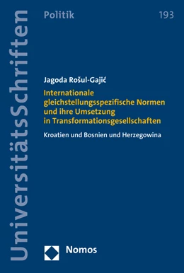 Abbildung von Rosul-Gajic | Internationale gleichstellungsspezifische Normen und ihre Umsetzung in Transformationsgesellschaften | 1. Auflage | 2016 | 193 | beck-shop.de