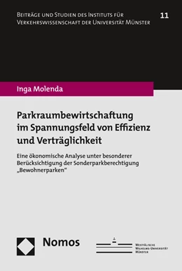 Abbildung von Molenda | Parkraumbewirtschaftung im Spannungsfeld von Effizienz und Verträglichkeit | 1. Auflage | 2016 | 11 | beck-shop.de