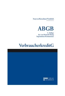 Abbildung von Fenyves / Kerschner | Großkommentar zum ABGB – Klang Kommentar | 3. Auflage | 2016 | beck-shop.de