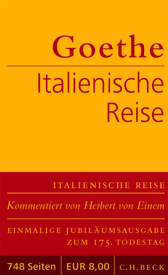 Cover: Goethe, Johann Wolfgang von, Italienische Reise