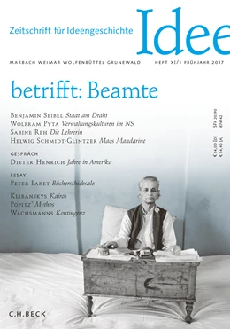Abbildung von Zeitschrift für Ideengeschichte Heft XI/1 Frühjahr 2017 | 1. Auflage | 2017 | beck-shop.de