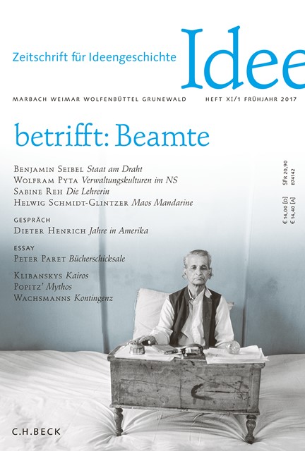 Cover: , Zeitschrift für Ideengeschichte Heft XI/1 Frühjahr 2017
