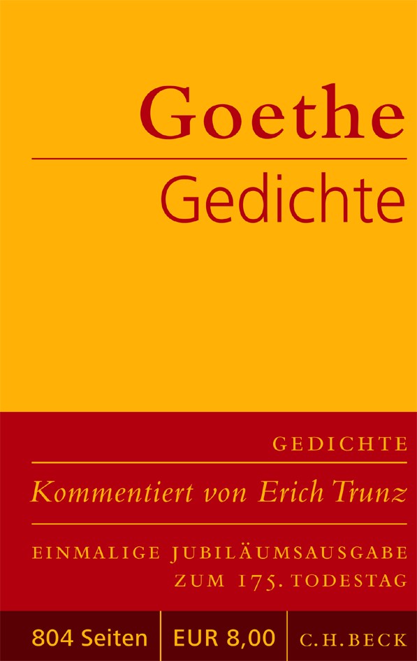 Cover: Goethe, Johann Wolfgang, Gedichte