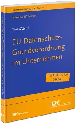 Abbildung von Wybitul | EU-Datenschutz-Grundverordnung im Unternehmen | 1. Auflage | 2016 | beck-shop.de