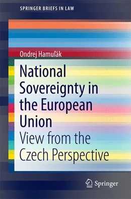 Abbildung von Hamulák | National Sovereignty in the European Union | 1. Auflage | 2016 | beck-shop.de