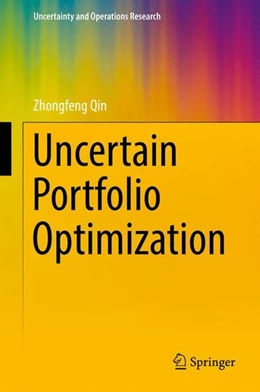 Abbildung von Qin | Uncertain Portfolio Optimization | 1. Auflage | 2016 | beck-shop.de