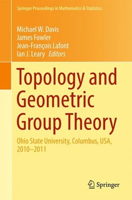 Abbildung von Davis / Fowler | Topology and Geometric Group Theory | 1. Auflage | 2016 | beck-shop.de