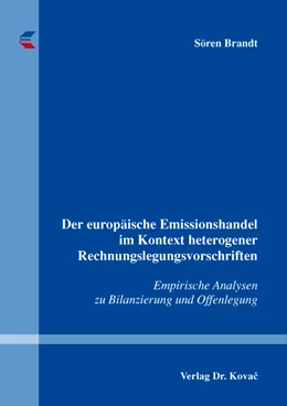 Abbildung von Brandt | Der europäische Emissionshandel im Kontext heterogener Rechnungslegungsvorschriften | 1. Auflage | 2016 | 46 | beck-shop.de