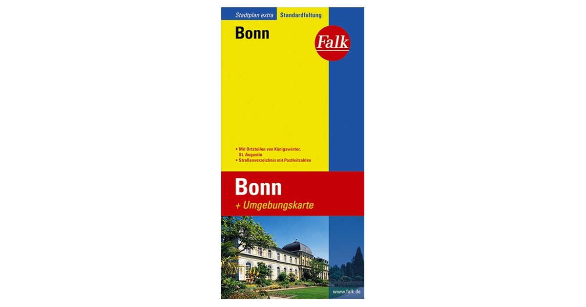 17 500 Falk-Verlag Buch Falk Stadtplan Extra Standardfaltung Bonn 1 