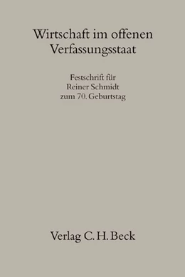 Abbildung von Wirtschaft im offenen Verfassungsstaat | 1. Auflage | 2006 | beck-shop.de
