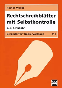 Abbildung von Müller | Rechtschreibblätter mit Selbstkontrolle. 7. - 9. Schuljahr | 11. Auflage | 2016 | beck-shop.de