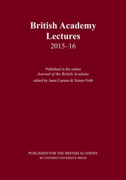 Abbildung von Carsten / Frith | British Academy Lectures, 2015-16 | 1. Auflage | 2017 | beck-shop.de