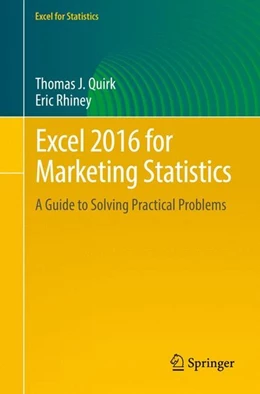 Abbildung von Quirk / Rhiney | Excel 2016 for Marketing Statistics | 1. Auflage | 2016 | beck-shop.de