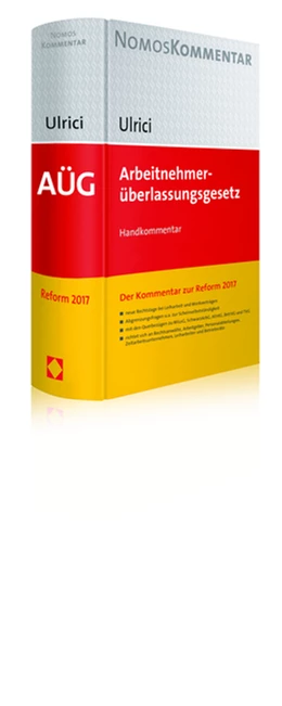 Abbildung von Ulrici | AÜG | 1. Auflage | 2017 | beck-shop.de