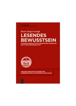Abbildung von Gerigk | Lesendes Bewusstsein | 1. Auflage | 2016 | beck-shop.de