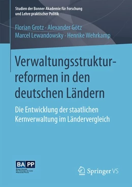 Abbildung von Grotz / Götz | Verwaltungsstrukturreformen in den deutschen Ländern | 1. Auflage | 2016 | beck-shop.de