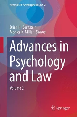 Abbildung von Bornstein / Miller | Advances in Psychology and Law | 1. Auflage | 2016 | beck-shop.de