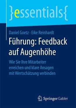 Abbildung von Goetz / Reinhardt | Führung: Feedback auf Augenhöhe | 1. Auflage | 2016 | beck-shop.de