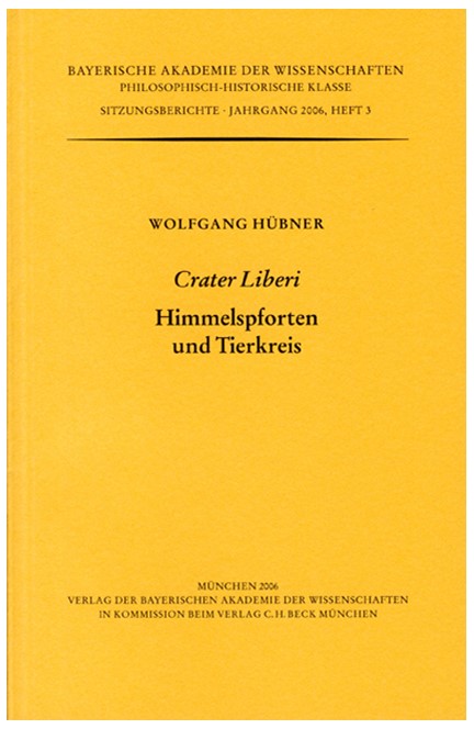 Cover: Hans Maier|Wolfgang Hübner, Crater Liberi