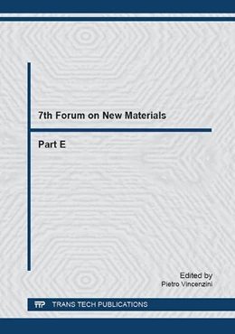 Abbildung von Vincenzini | 7th Forum on New Materials - Part E | 1. Auflage | 2017 | Volume 101 | beck-shop.de