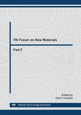 Abbildung von Vincenzini | 7th Forum on New Materials - Part F | 1. Auflage | 2017 | Volume 102 | beck-shop.de