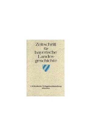 Cover: , Zeitschrift für bayerische Landesgeschichte Band 79 Heft 1/2016