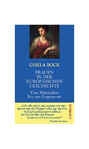Cover: Gisela Bock, Frauen in der europäischen Geschichte