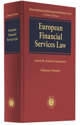 Abbildung von Lehmann / Kumpan | European Financial Services Law | 1. Auflage | 2019 | beck-shop.de