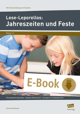 Abbildung von Neubauer | Lese-Leporellos: Jahreszeiten und Feste Kl. 1/2 | 1. Auflage | 2016 | beck-shop.de