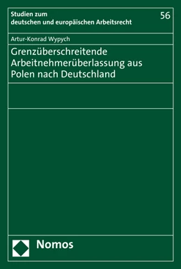 Abbildung von Wypych | Grenzüberschreitende Arbeitnehmerüberlassung aus Polen nach Deutschland | 1. Auflage | 2016 | beck-shop.de