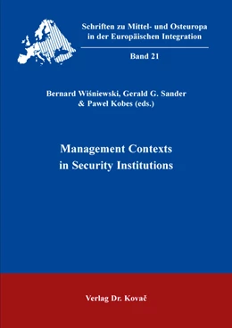 Abbildung von Wisniewski / Sander | Management Contexts in Security Institutions | 1. Auflage | 2017 | 21 | beck-shop.de