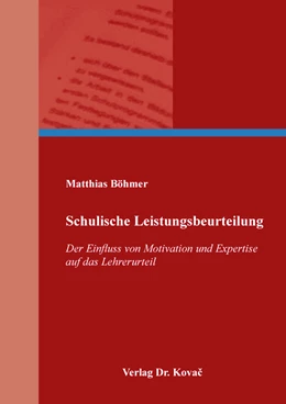 Abbildung von Böhmer | Schulische Leistungsbeurteilung | 1. Auflage | 2017 | 187 | beck-shop.de