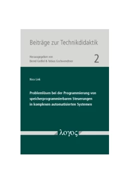 Abbildung von Link | Problemlösen bei der Programmierung von speicherprogrammierbaren Steuerungen in komplexen automatisierten Systemen | 1. Auflage | 2016 | 2 | beck-shop.de